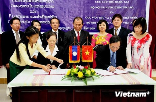 Vietnam, Laos boost cooperation in national archives - ảnh 1